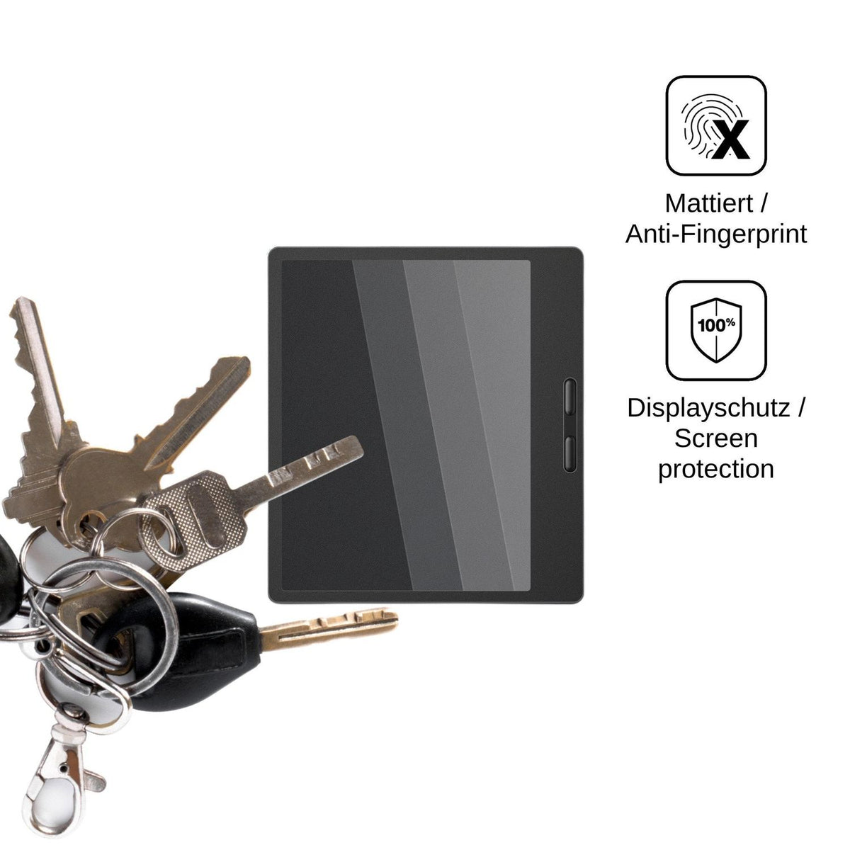 Blickschutzfolie für Onyx Boox Leaf 5 matt Schutzfolie Privacy