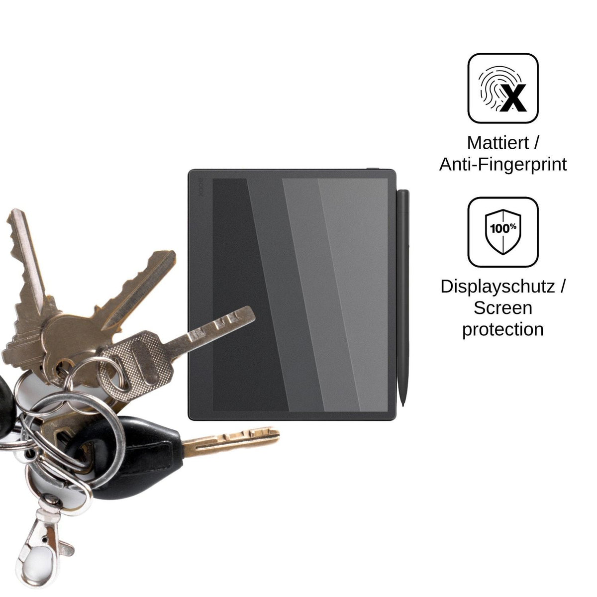 Blickschutzfolie für Onyx Boox Note Mini C matt Schutzfolie Privacy
