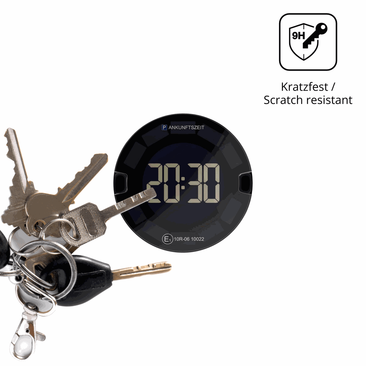 dipos Displayschutz für OOONO P-Disc NO3, transparente Oberfläche, perfekte Passform auch für die Rundungen