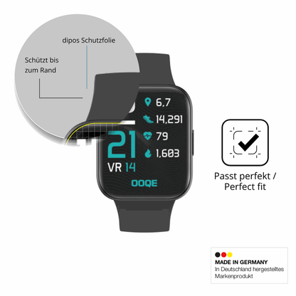Besonders flexibler Displayschutz mit Anti-Shock-Schicht im Materialmix