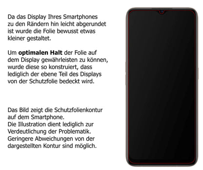 1x Schutzfolie klar für Oppo A11 Display-Schutzfolie