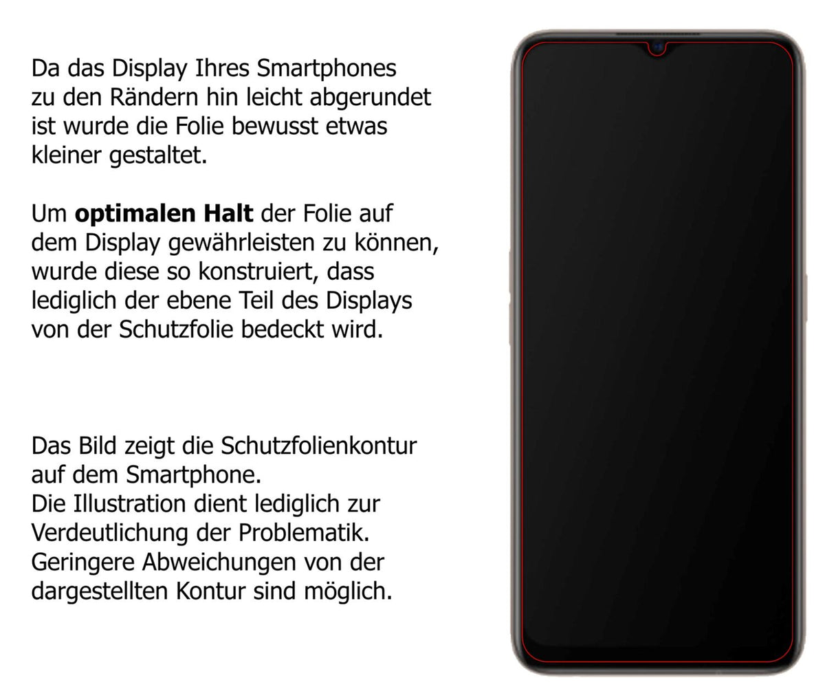 2x Schutzfolie matt für Oppo A5 (2020) Display-Schutzfolie