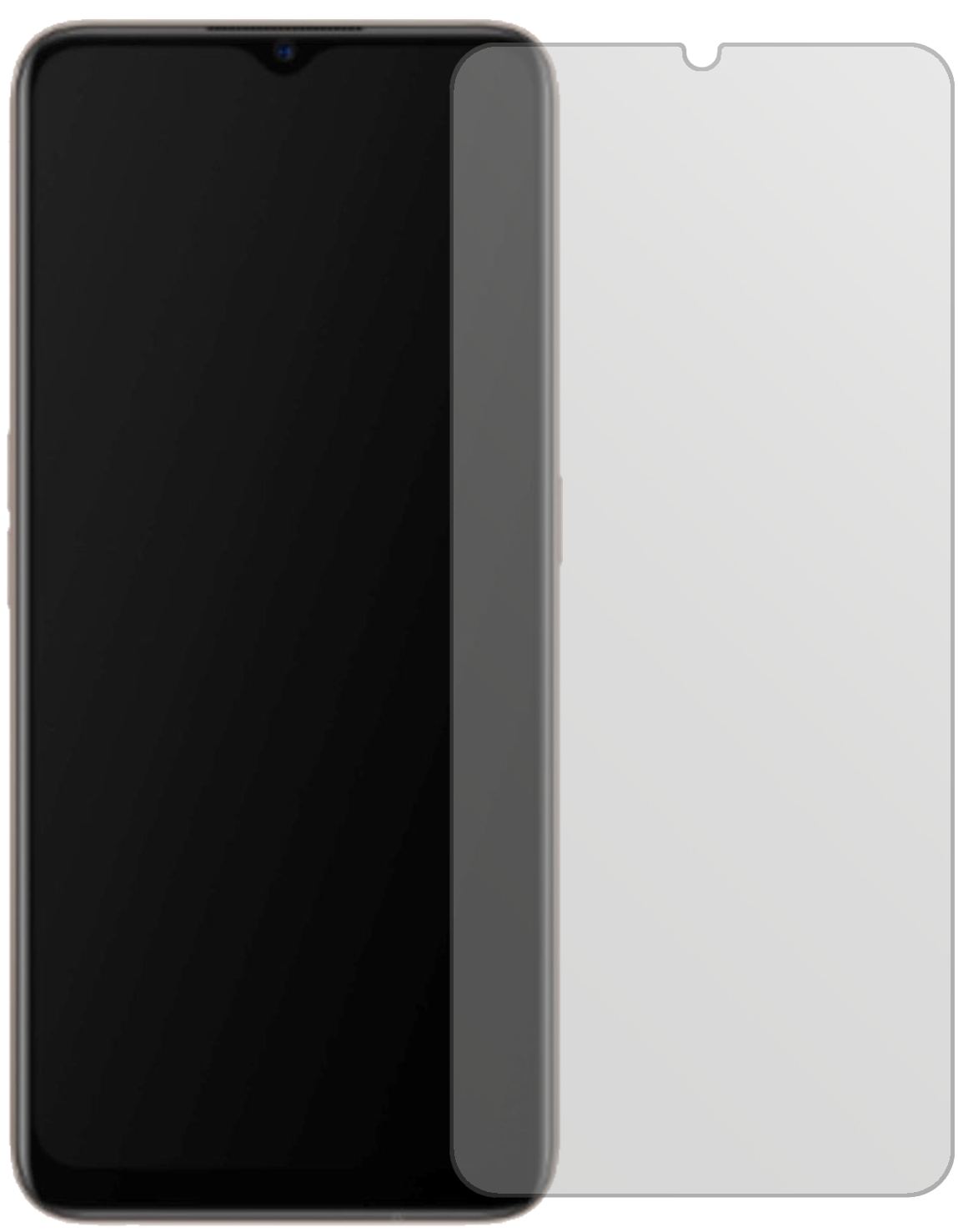 2x Schutzfolie matt für Oppo A9 (2020) Display-Schutzfolie