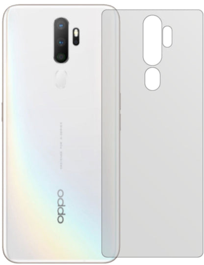 5x Schutzfolie matt für Oppo A11x Rückseite Display-Schutzfolie
