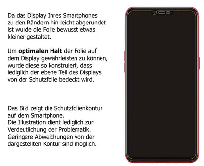 Dünne und klare Folie passend zugeschnitten für OPPO A3S