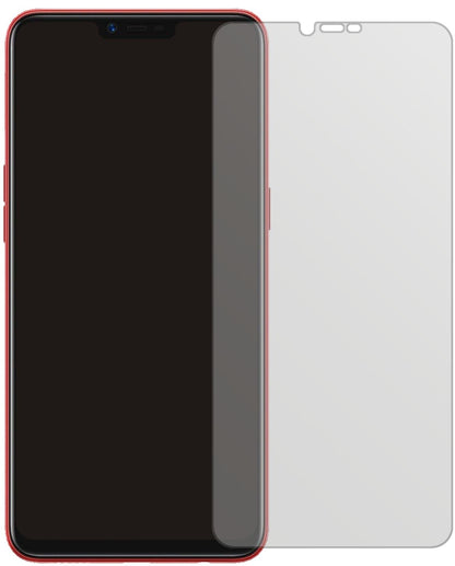 2x Schutzfolie matt für OPPO A3S Display-Schutzfolie