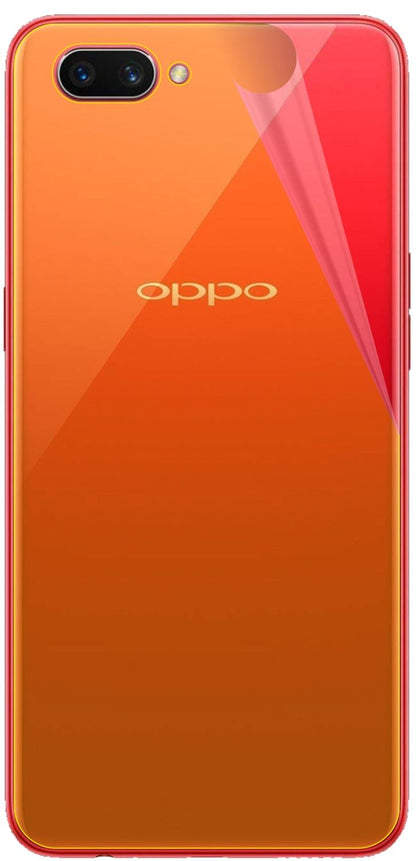 2x 3D Full Cover Schutzfolie für OPPO A3S Rückseite