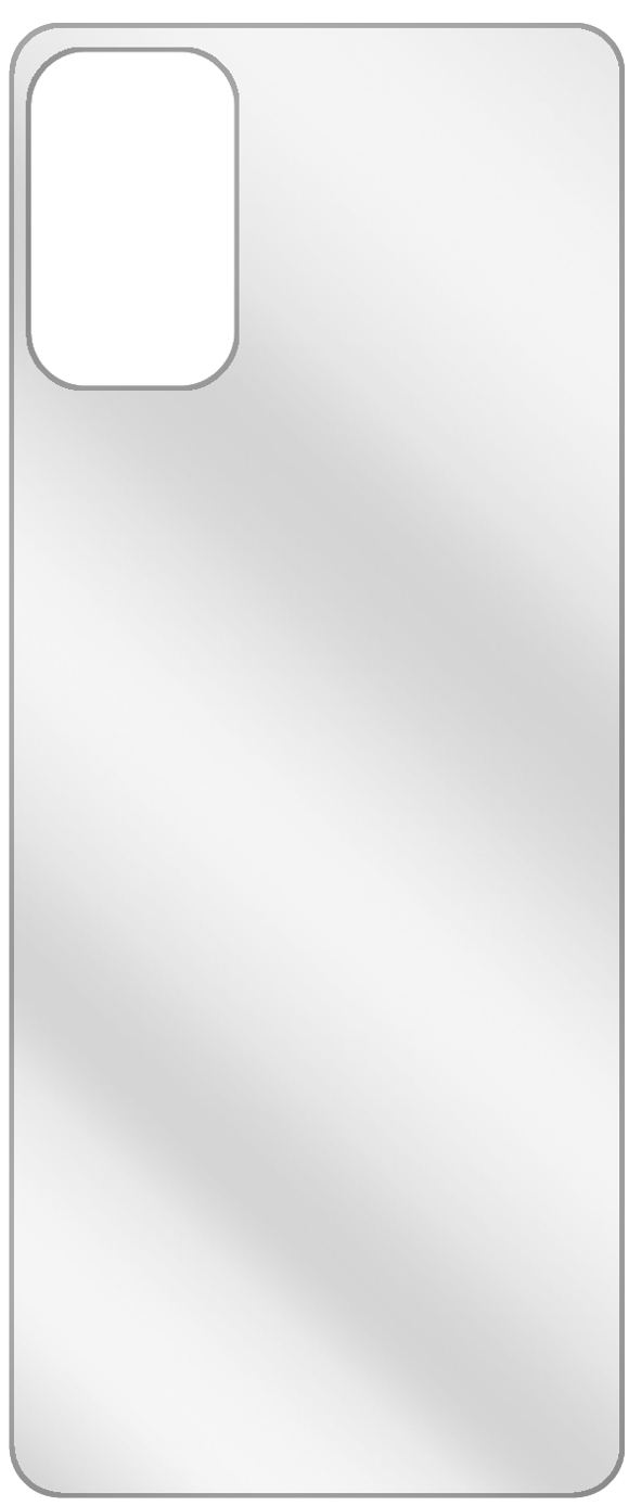 dipos Displayschutz für Oppo A52 Rückseite, transparente Oberfläche, geringe Dicke und perfekte Passform