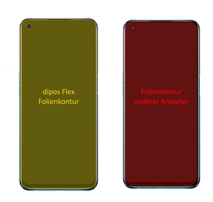 2x 3D Full Cover Schutzfolie für Oppo A54