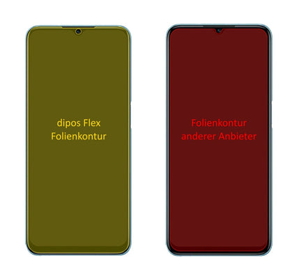 3x 3D Full Cover Schutzfolie für Oppo A56