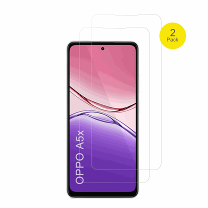 OppoA5x mit aufgebrachter dipos Displayschutzfolie, glasklare Darstellung ohne Einschränkungen