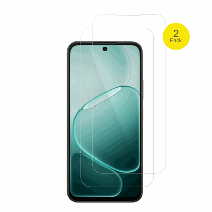 OppoA6c mit aufgebrachter dipos Displayschutzfolie, glasklare Darstellung ohne Einschränkungen