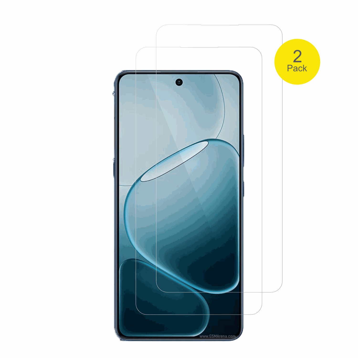 OppoA6 GT mit aufgebrachter dipos Displayschutzfolie, glasklare Darstellung ohne Einschränkungen