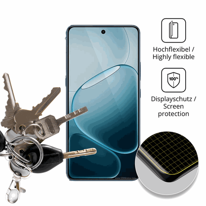 dipos Displayschutz für Oppo A6 GT, transparente Oberfläche, geringe Dicke und perfekte Passform