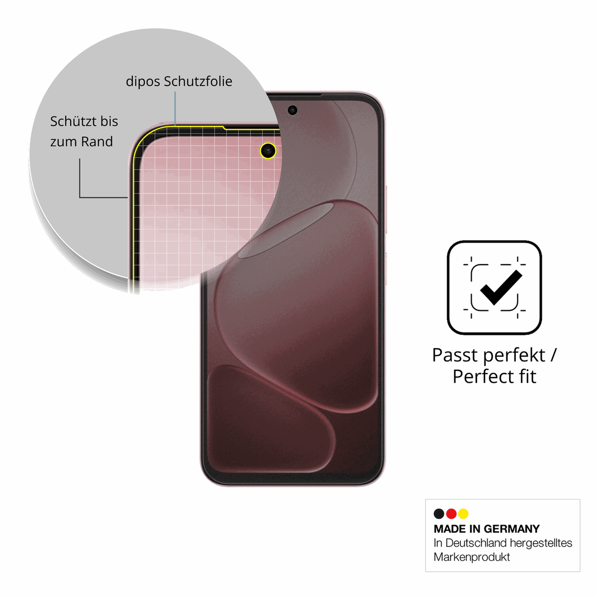 Schutz gegen Kratzer auf dem Oppo A6s Glas durch Schlüssel oder Ähnliches
