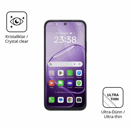 Dünne und klare Folie passend zugeschnitten für Oppo A6t