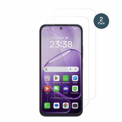 OppoA6t mit aufgebrachter dipos Flex Schutzfolie, glasklare Darstellung ohne Einschränkungen