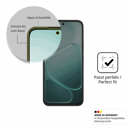 Schutz gegen Kratzer auf dem Oppo A6v Glas durch Schlüssel, Stöße gegen die Tischkante oder Stürze