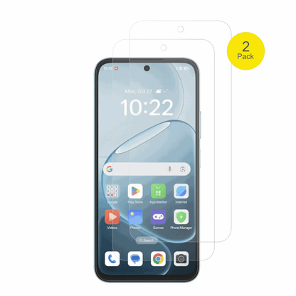OppoA6x mit aufgebrachter dipos Flex Schutzfolie, glasklare Darstellung ohne Einschränkungen