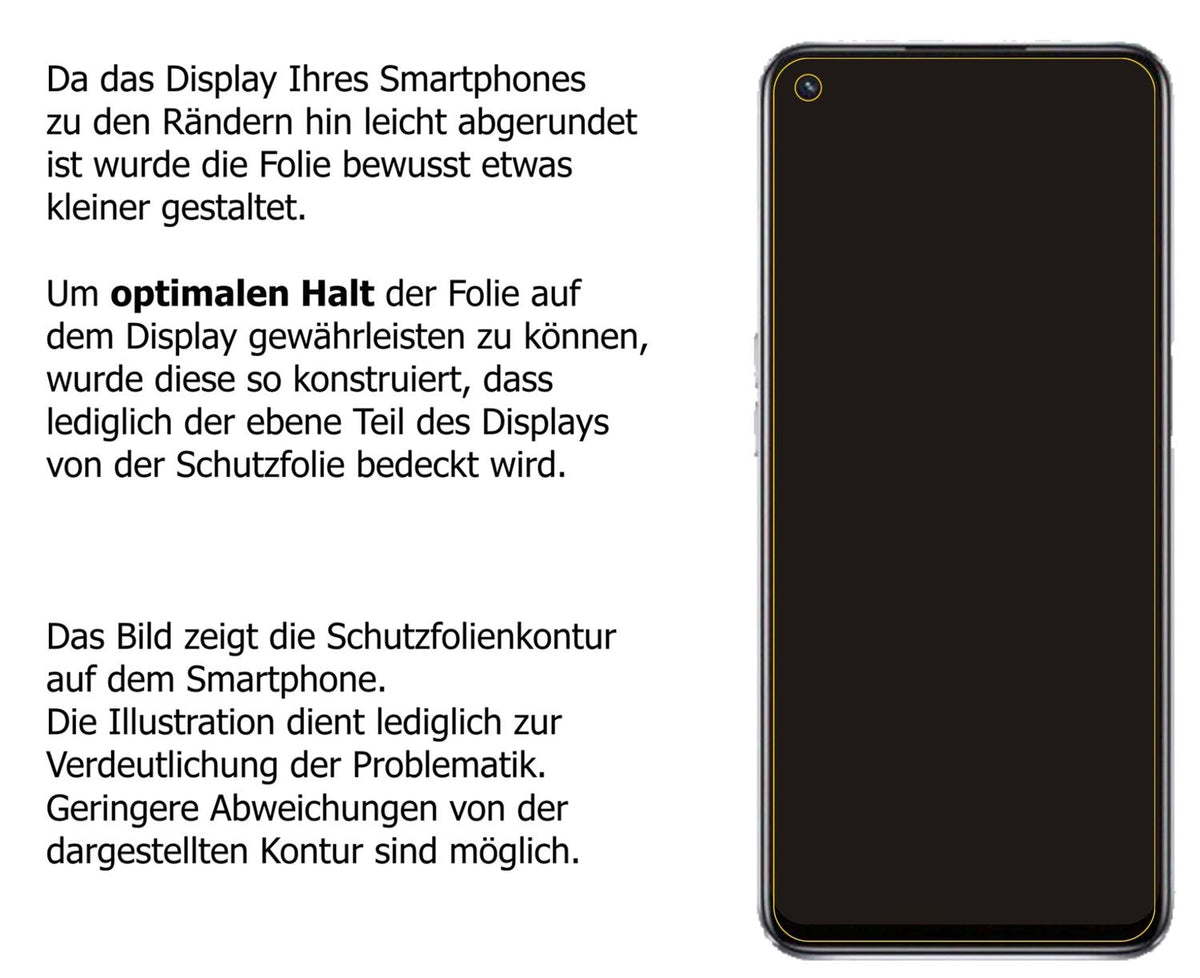 Privatsphäre-Schutz durch Sichtschutz-Folie passend zugeschnitten für Oppo A74 5G