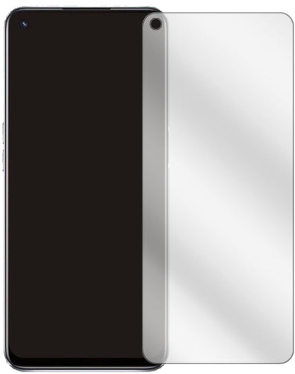 OppoA74 5G mit aufgebrachter dipos Displayschutzfolie, glasklare Darstellung ohne Einschränkungen