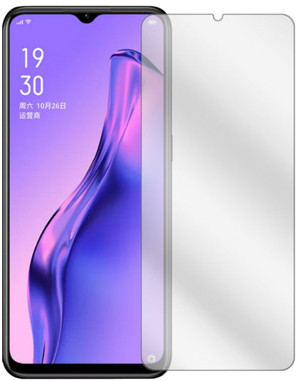 OppoA31 mit aufgebrachter dipos Displayschutzfolie, glasklare Darstellung ohne Einschränkungen