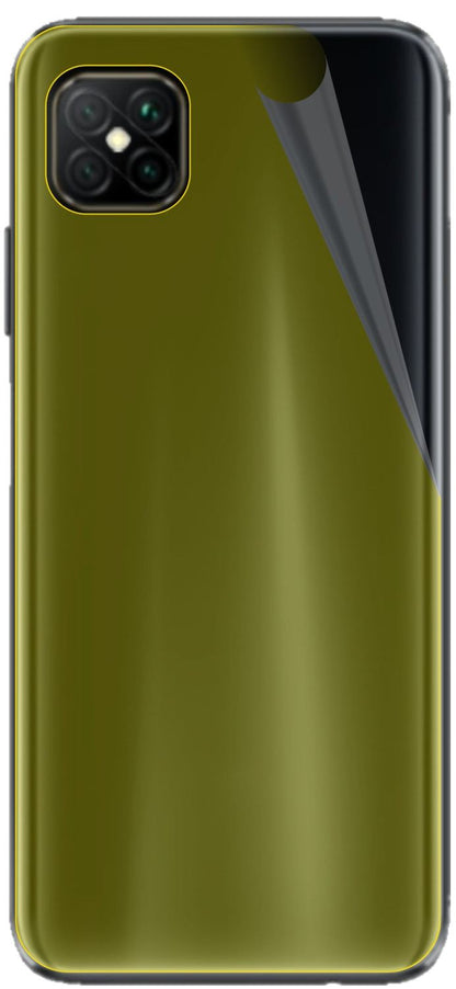 2x 3D Full Cover Schutzfolie für Oppo A92s Rückseite