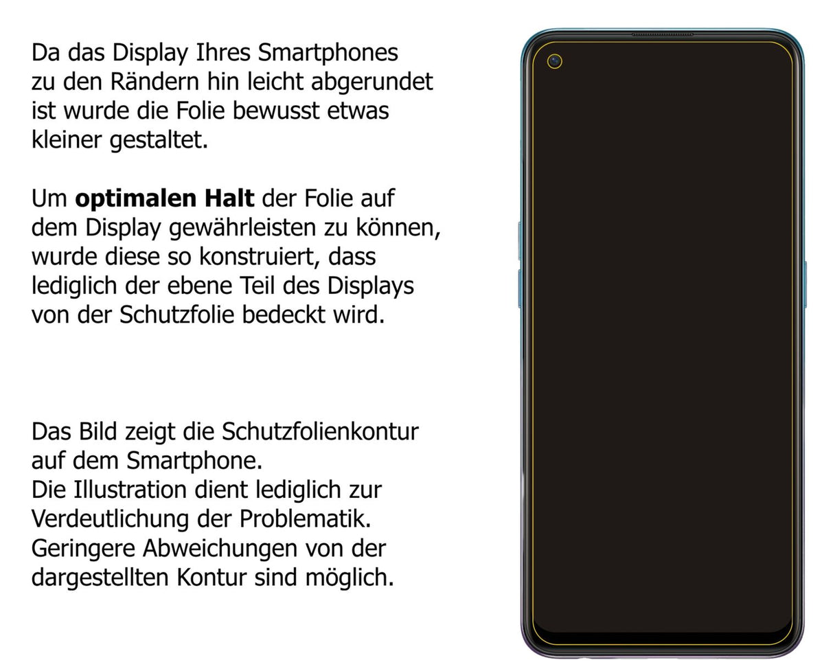 2x Schutzfolie matt für Oppo A94 Display-Schutzfolie