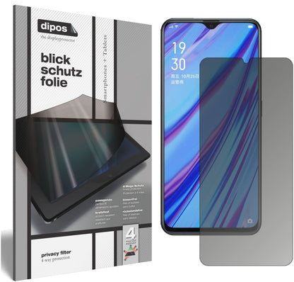 Blickschutzfolie für Oppo A9x matt Schutzfolie Privacy