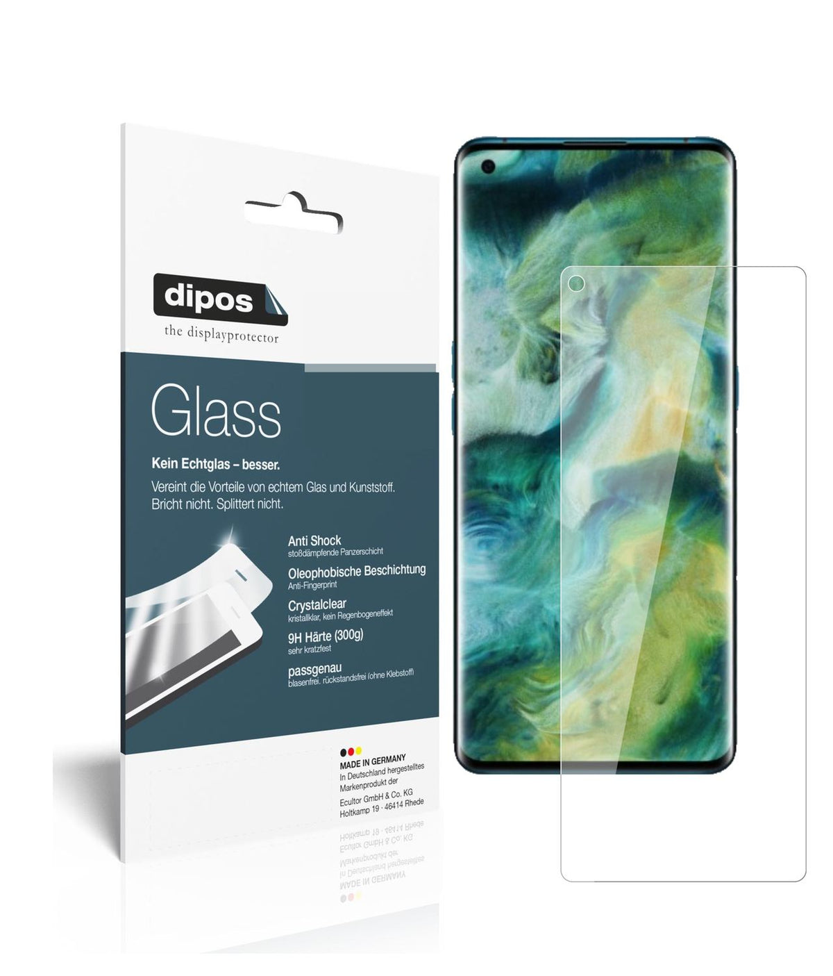 Perfekte Passform und ultimative Qualität: Unser 9H Panzerglas bietet Schutz für Oppo-Find X2