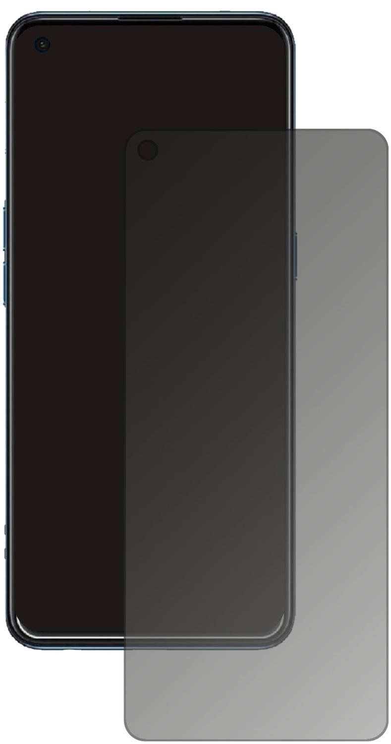 OppoFind X3 Lite mit aufgebrachtem dipos Displayschutz, der seitliche Einblicke blockiert