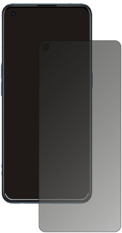 OppoFind X3 Lite mit aufgebrachtem dipos Displayschutz, der seitliche Einblicke blockiert