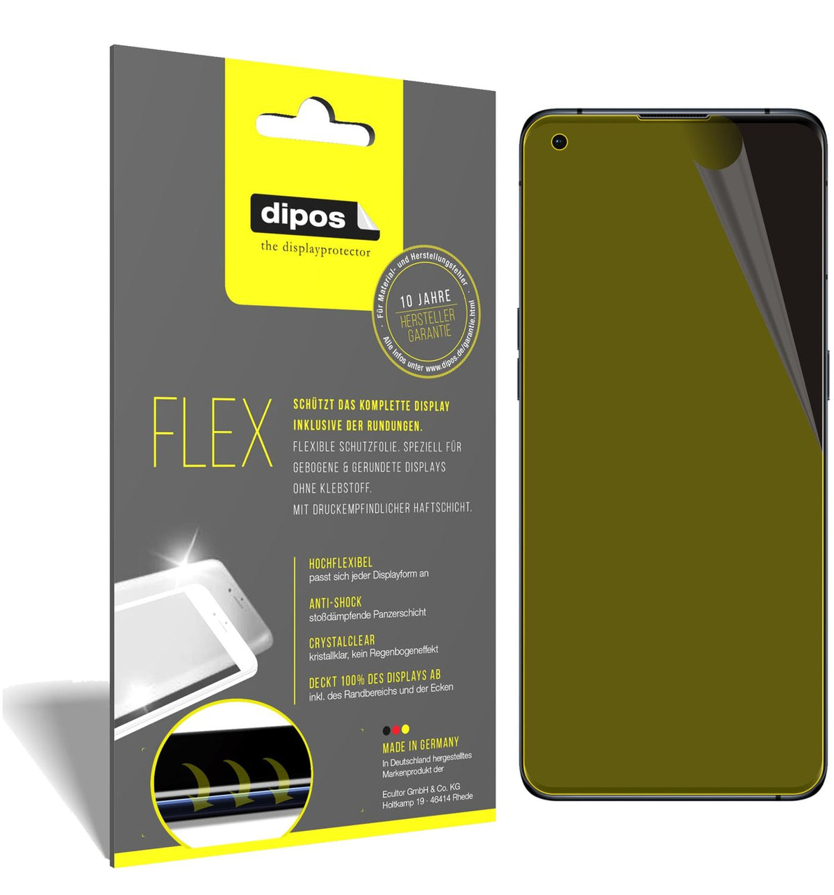 Displayschutzfolie passend für Oppo Find X3 Pro