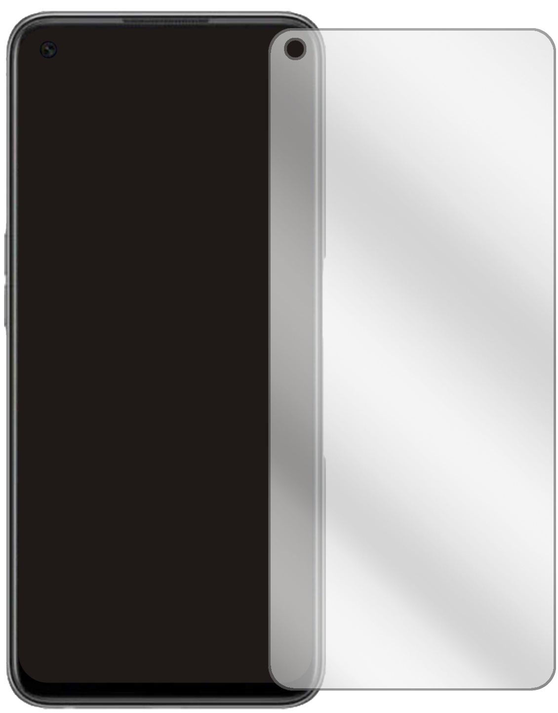2x Schutzfolie klar für Oppo K9s Display-Schutzfolie