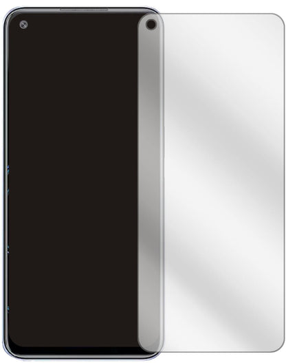 OppoK9x mit aufgebrachter dipos Displayschutzfolie, glasklare Darstellung ohne Einschränkungen