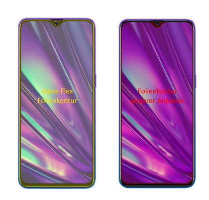 2x 3D Full Cover Schutzfolie für Oppo Realme Q