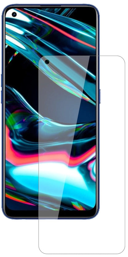 OppoRealme 7 Pro mit aufgebrachter dipos Flex Schutzfolie, glasklare Darstellung ohne Einschränkungen