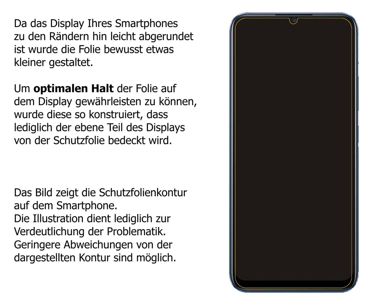 Privatsphäre-Schutz durch Sichtschutz-Folie passend zugeschnitten für Oppo Realme C12
