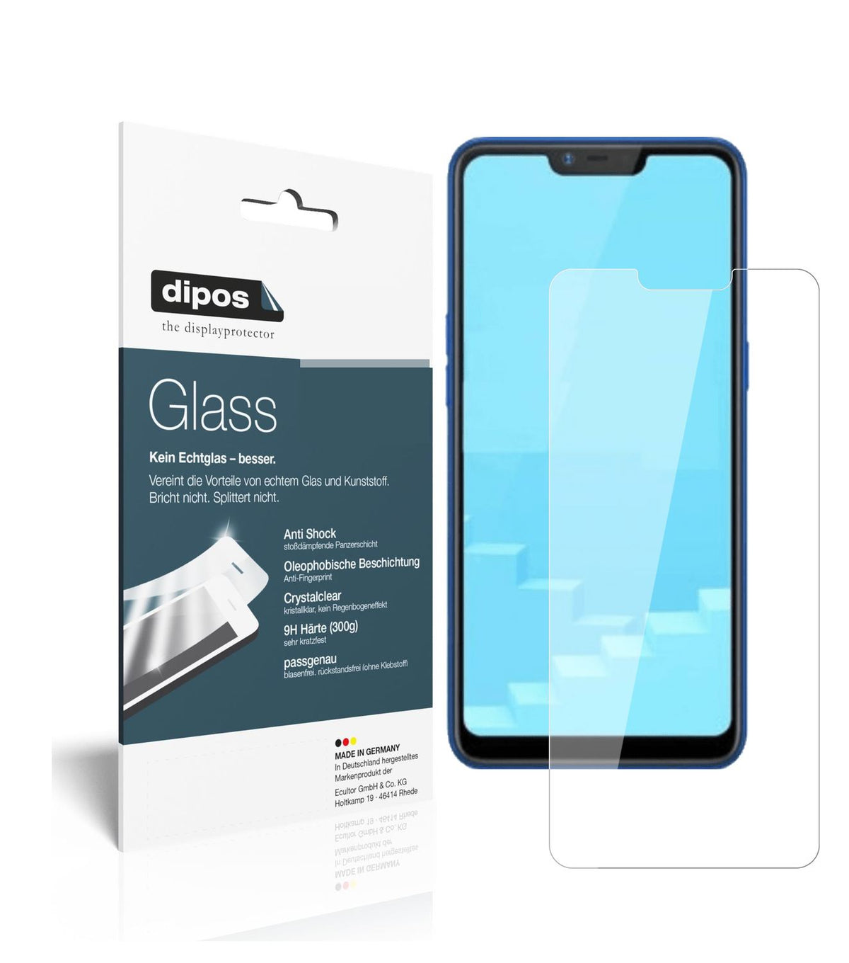Perfekte Passform und ultimative Qualität: Unser 9H Panzerglas bietet Schutz für Oppo-Realme C1 (2019)