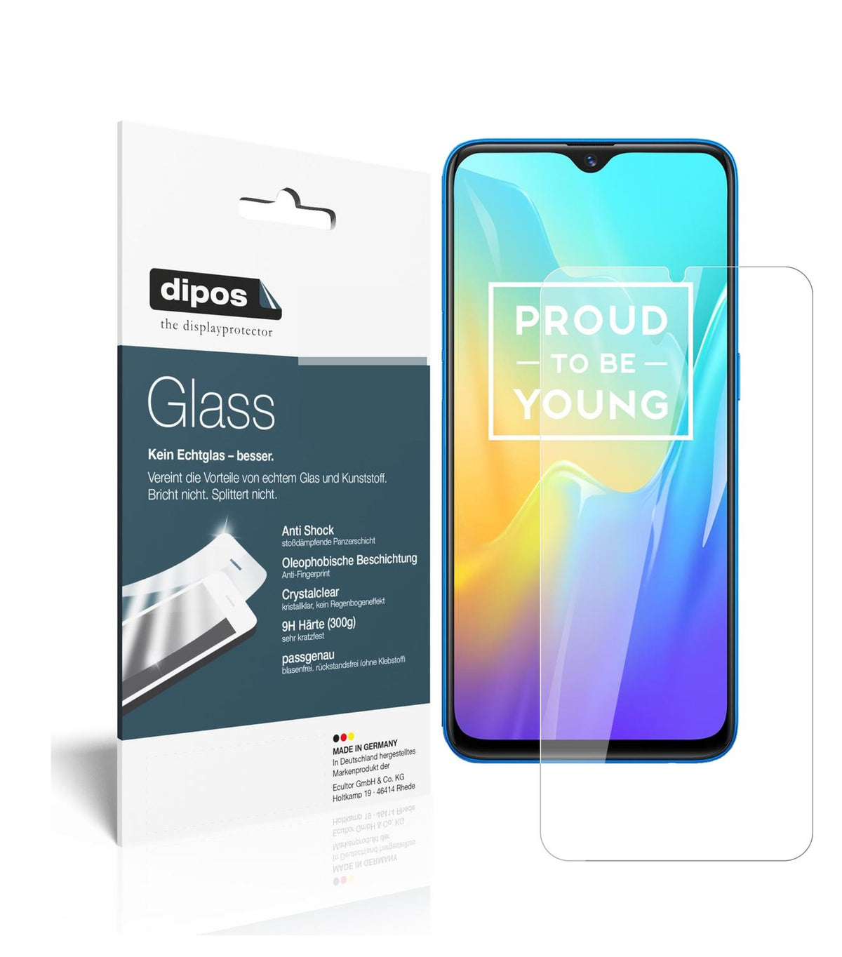 Perfekte Passform und ultimative Qualität: Unser 9H Panzerglas bietet Schutz für Oppo-Realme U1