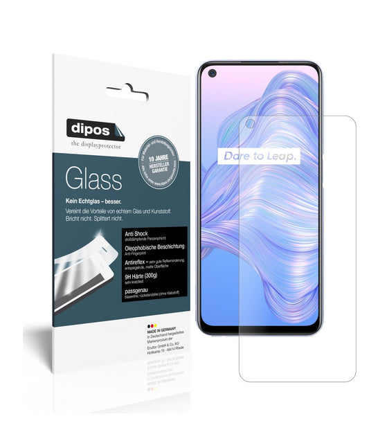 1x 9H Schutzfolie matt für Oppo Realme V5 5G Panzerfolie