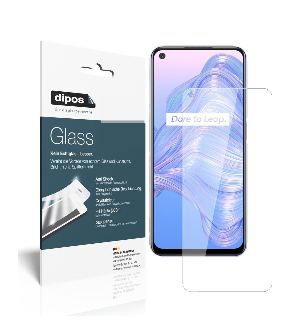 Perfekte Passform und ultimative Qualität: Unser 9H Panzerglas bietet Schutz für Oppo-Realme V5 5G