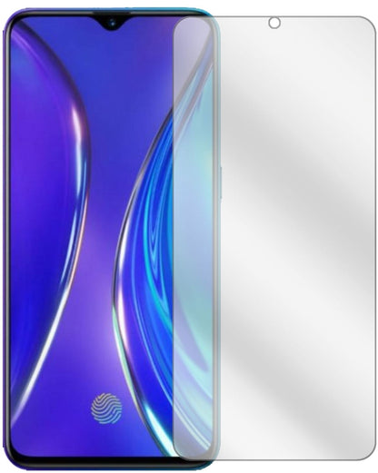 OppoRealme X2 mit aufgebrachter dipos Displayschutzfolie, glasklare Darstellung ohne Einschränkungen