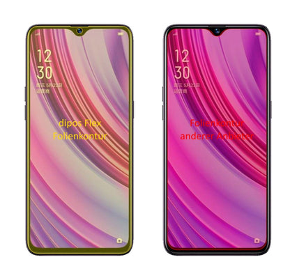 3x 3D Full Cover Schutzfolie für Oppo Realme X Lite