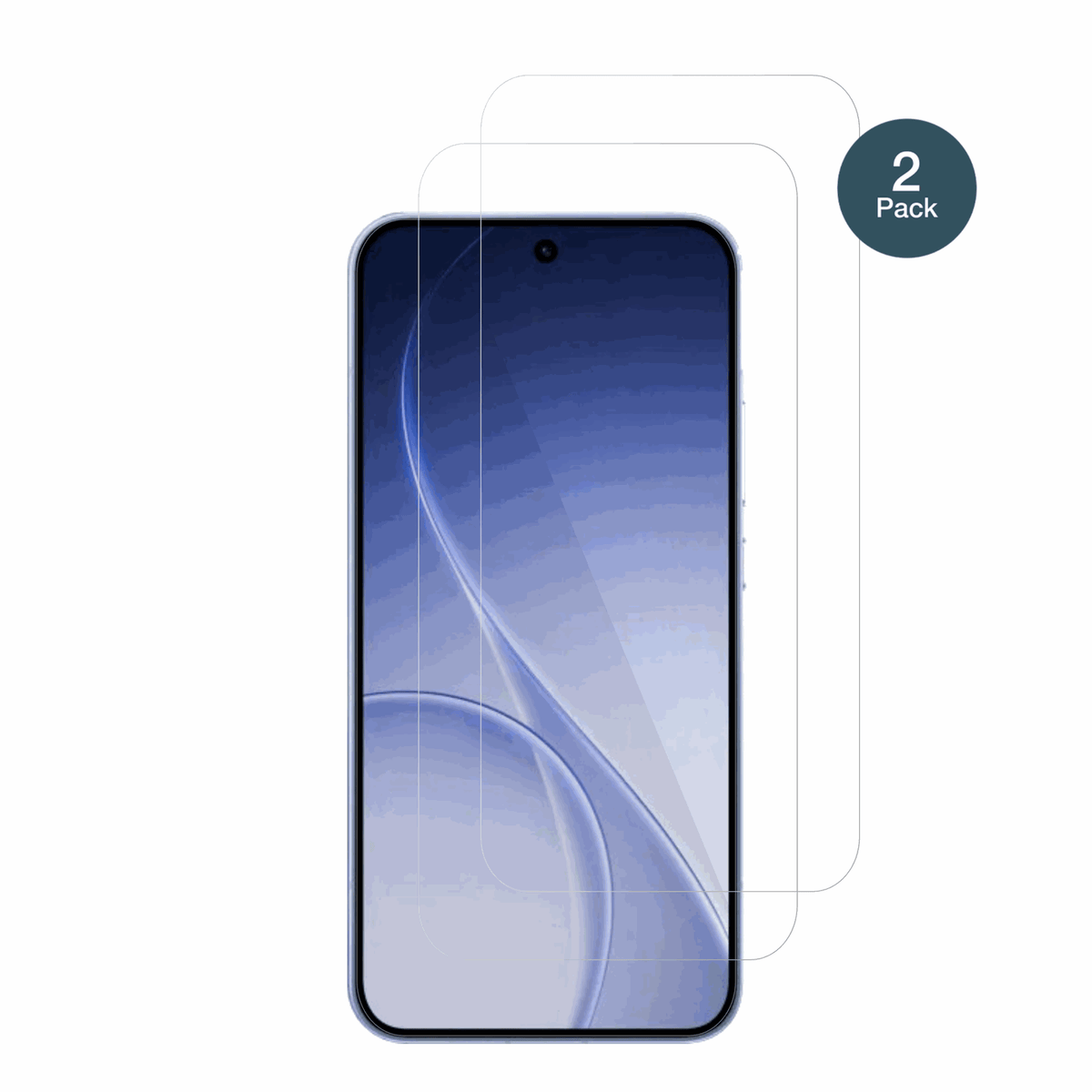 OppoReno15c mit aufgebrachter dipos Flex Schutzfolie, glasklare Darstellung ohne Einschränkungen