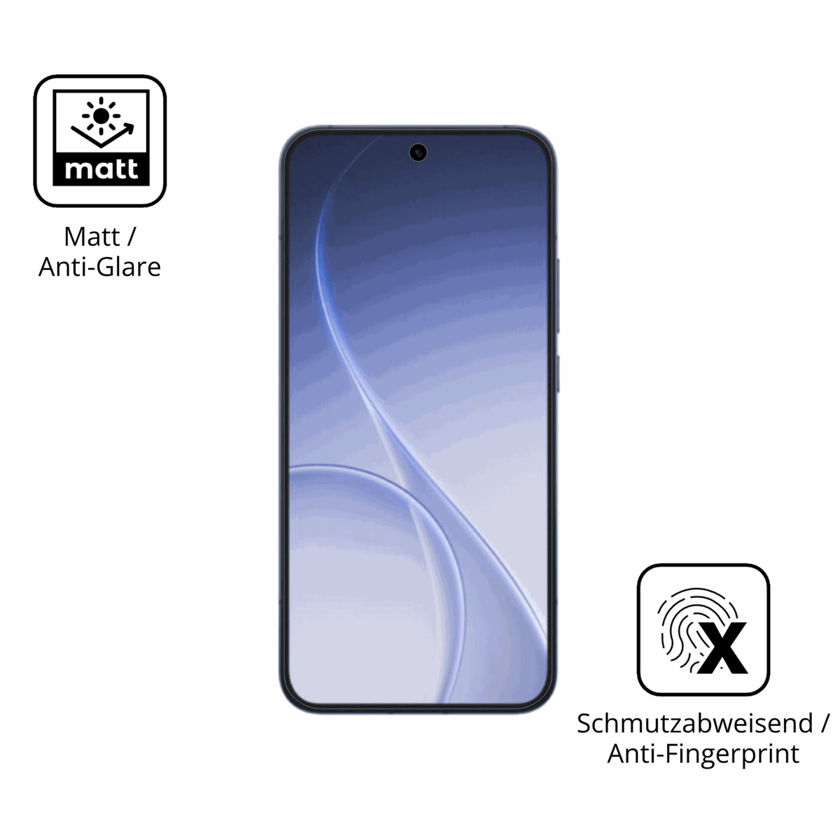 9H Hartbeschichtete, flexible Folie passend zugeschnitten für Oppo Reno 15 Pro Max