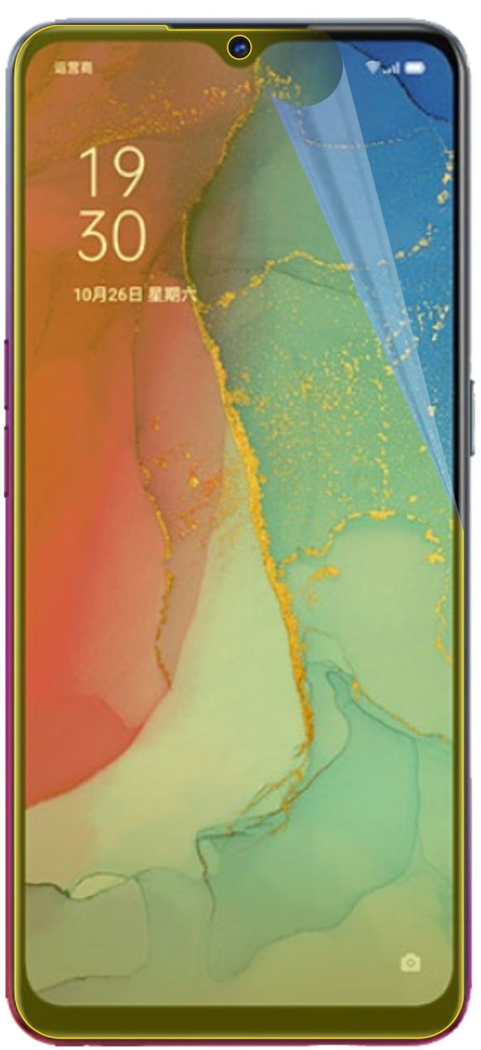 3x 3D Full Cover Schutzfolie für Oppo Reno3