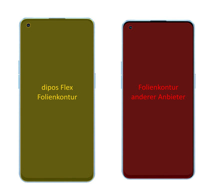 3x 3D Full Cover Schutzfolie für Oppo Reno 7 Pro