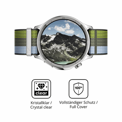 Dünne und klare Folie passend zugeschnitten für Oppo Watch S