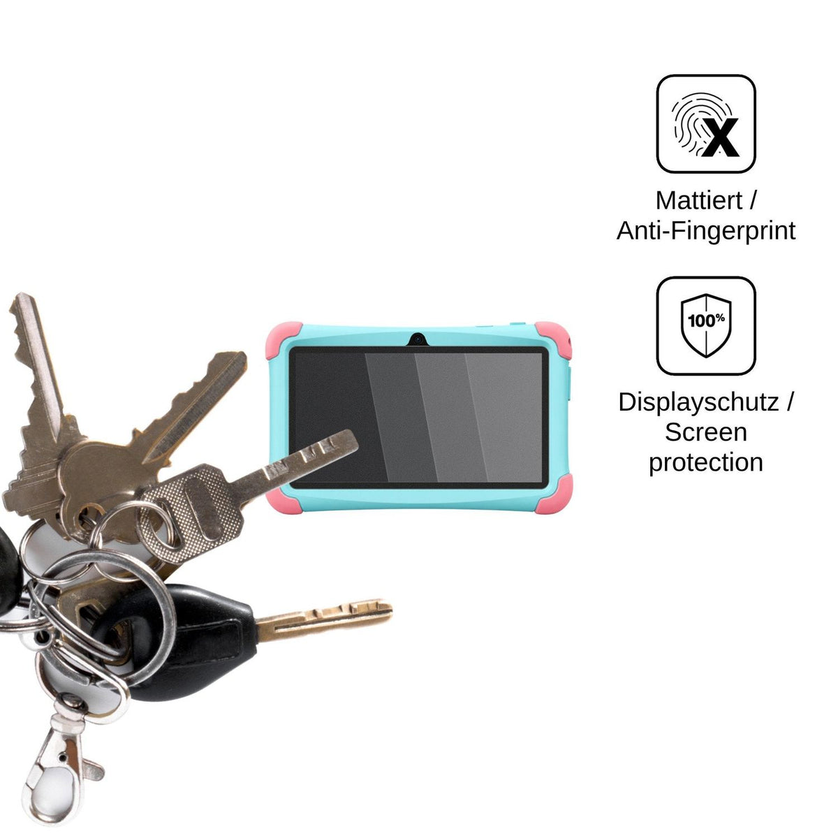 Blickschutzfolie für Oscal Kido Mini matt Schutzfolie Privacy